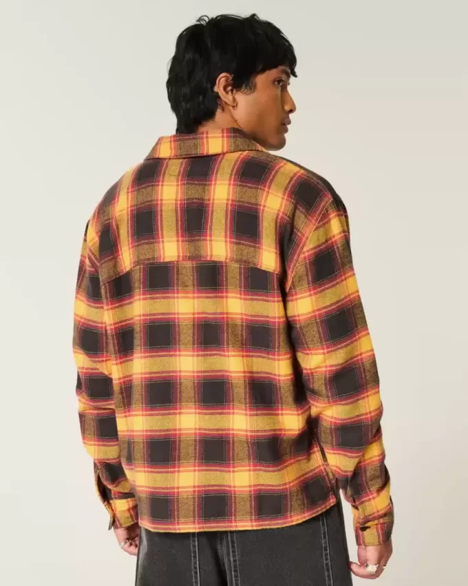 Boxy Flannel Shirt