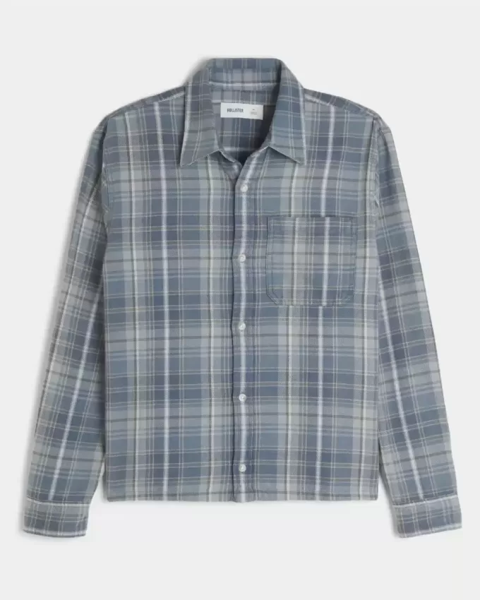 Boxy Flannel Shirt