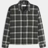 Boxy Flannel Shirt