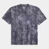 Boxy Heavyweight Camo Crew T-Shirt