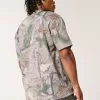 Boxy Heavyweight Camo Crew T-Shirt