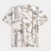 Boxy Heavyweight Camo Crew T-Shirt