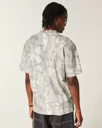 Boxy Heavyweight Camo Dodge Challenger SRT Graphic Tee