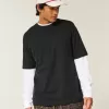 Boxy Heavyweight Cotton Crew T-Shirt