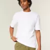 Boxy Heavyweight Cotton Crew T-Shirt