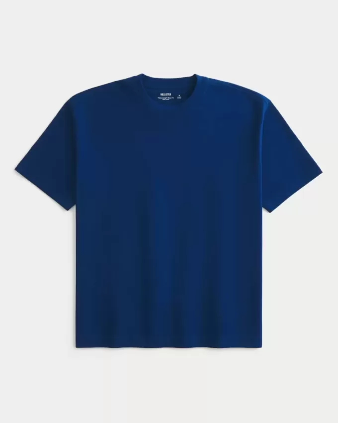 Boxy Heavyweight Cotton Crew T-Shirt