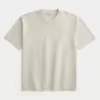Boxy Heavyweight Cotton Crew T-Shirt