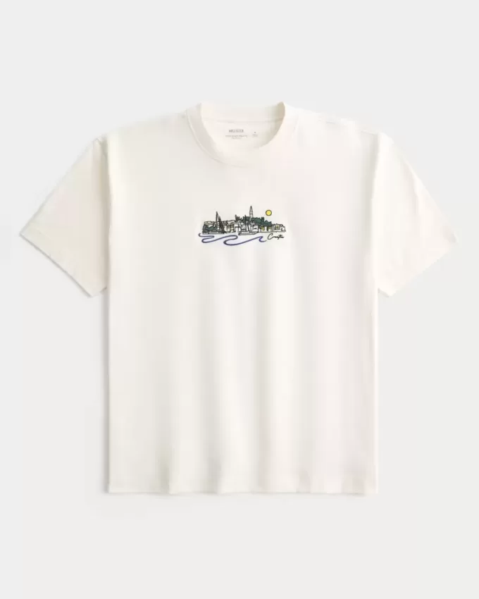 Boxy Heavyweight Croatia Graphic Tee