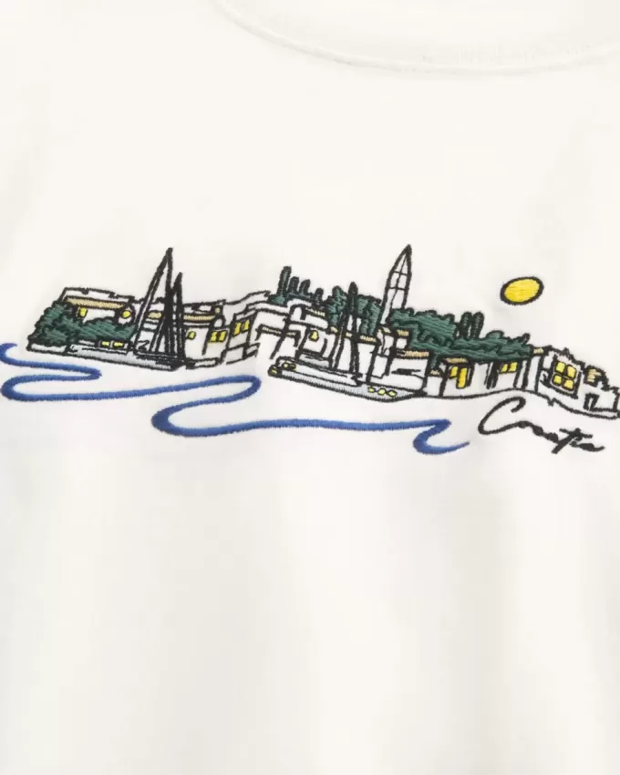 Boxy Heavyweight Croatia Graphic Tee