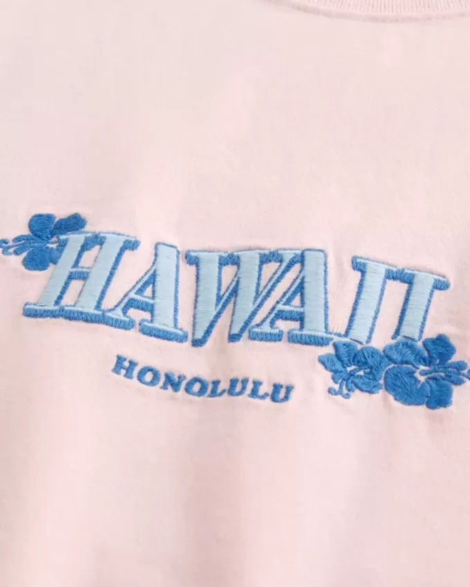 Boxy Heavyweight Hawaii Graphic Tee