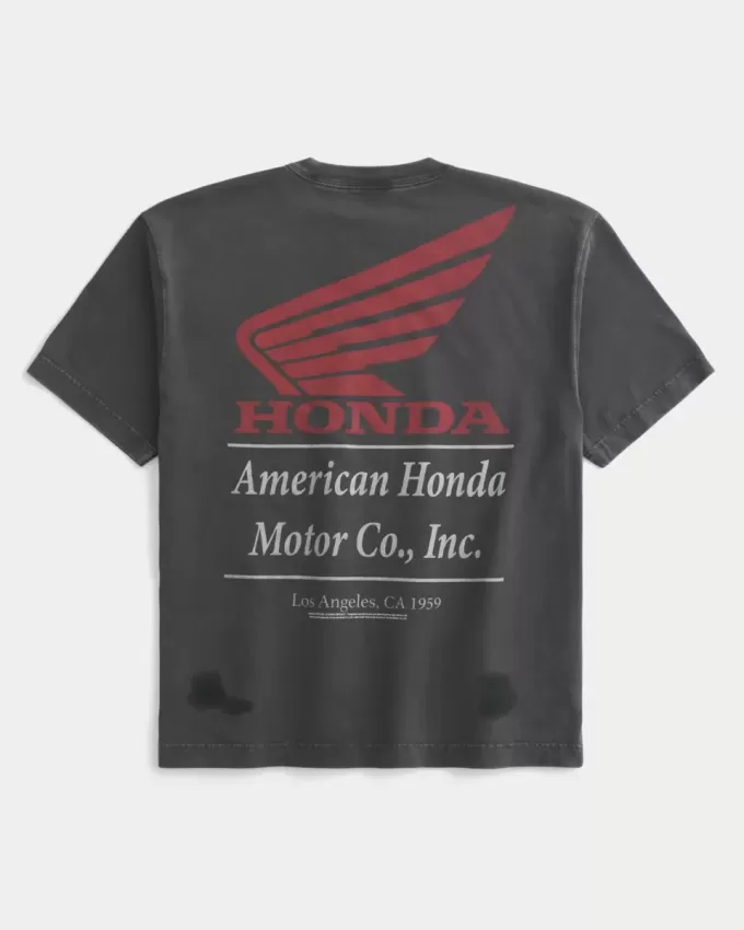 Boxy Heavyweight Honda Graphic Tee