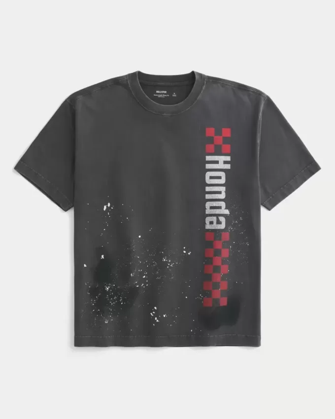 Boxy Heavyweight Honda Graphic Tee
