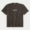 Boxy Heavyweight Leopard Print Dodge Hellcat Graphic Tee