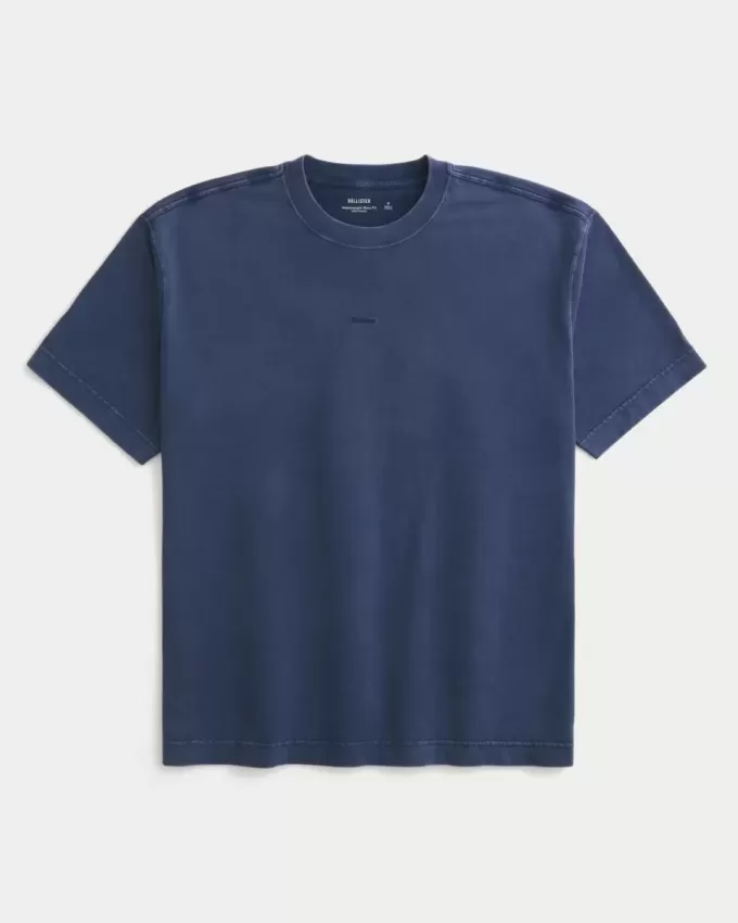 Boxy Heavyweight Logo Crew T-Shirt