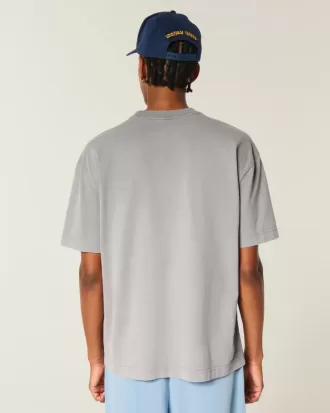 Boxy Heavyweight Logo Crew T-Shirt