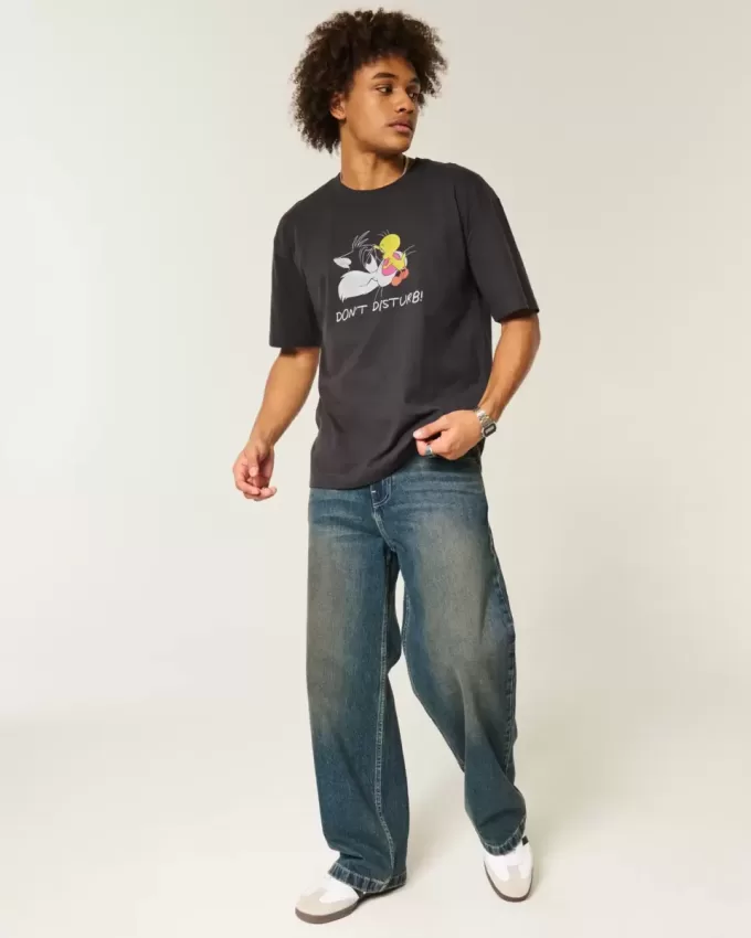 Boxy Heavyweight Looney Tunes Graphic Tee