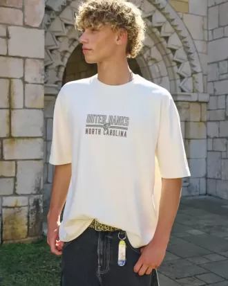 Boxy Heavyweight Outer Banks Graphic Tee