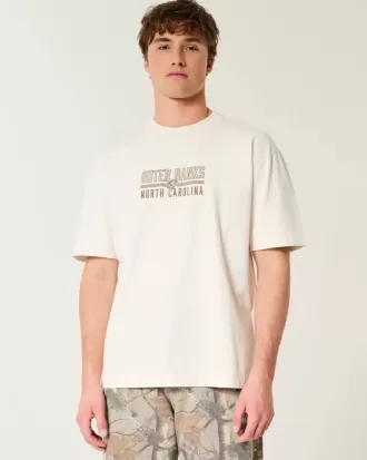 Boxy Heavyweight Outer Banks Graphic Tee