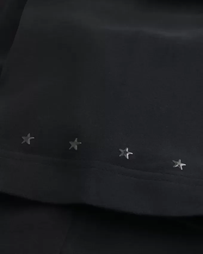 Boxy Heavyweight Star Embellished Crew T-Shirt