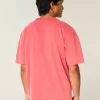 Boxy Heavyweight Washed Cotton Crew T-Shirt