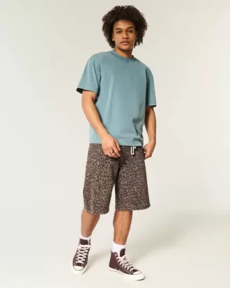 Boxy Heavyweight Washed Crew T-Shirt