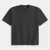 Boxy Heavyweight Washed Crew T-Shirt