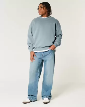 Boxy Logo Crew Sweatshirt