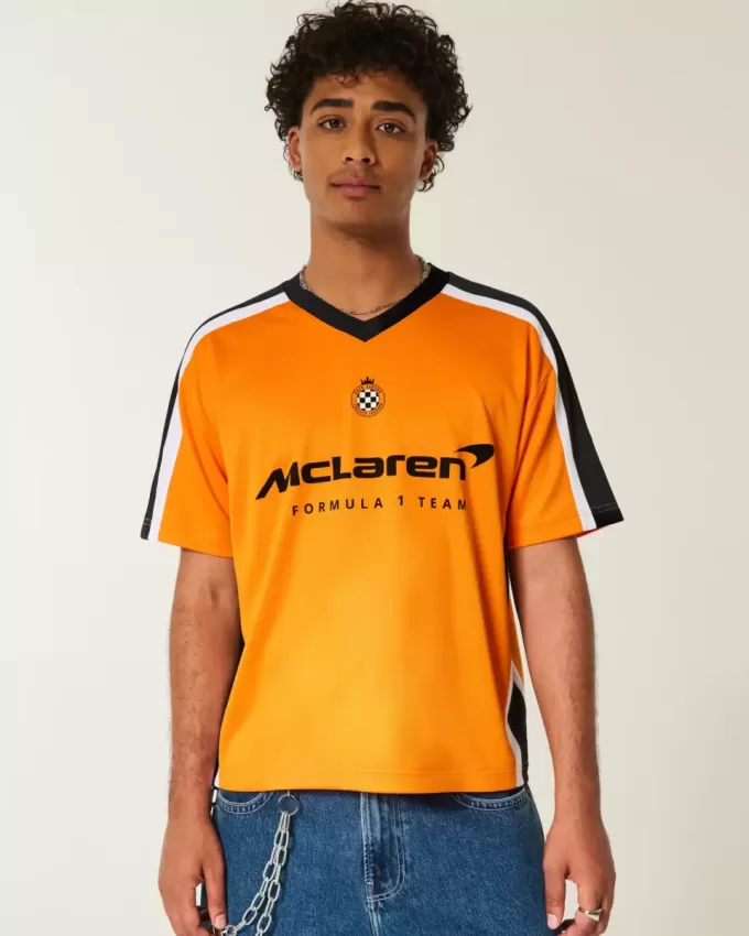 Boxy McLaren Graphic Soccer Jersey
