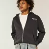 Boxy McLaren Graphic Zip-Up Hoodie
