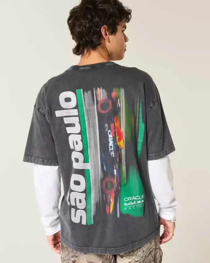 Boxy Oracle Red Bull Racing Graphic Tee