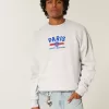 Boxy Paris Saint-Germain Graphic Crew Sweatshirt