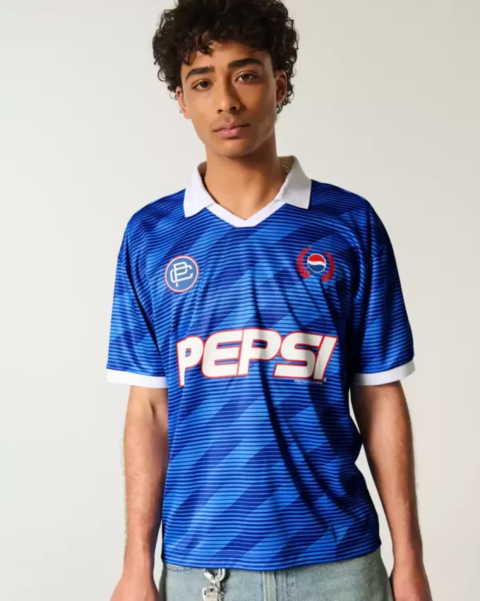 Boxy Pepsi Graphic Jersey