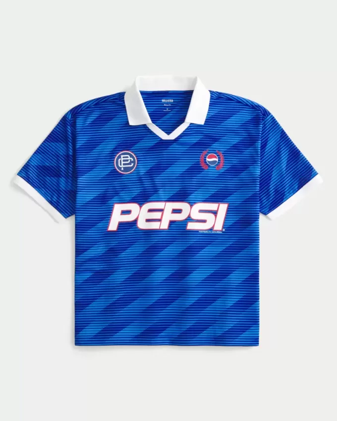 Boxy Pepsi Graphic Jersey