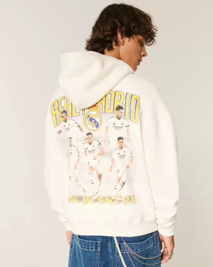 Boxy Real Madrid CF Graphic Hoodie