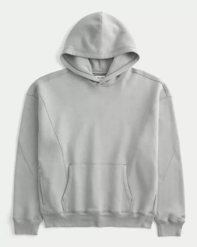 Boxy Seamed Hoodie