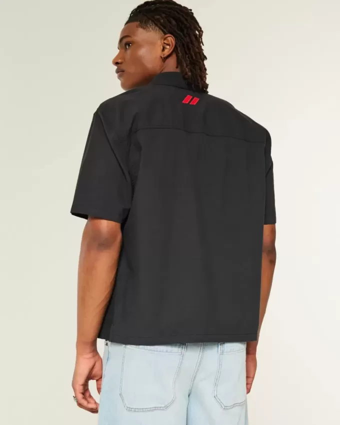 Boxy Short-Sleeve Dodge Hellcat Graphic Shirt