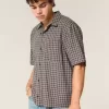 Boxy Short-Sleeve Pocket Shirt