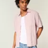 Boxy Short-Sleeve Pocket Shirt