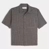 Boxy Short-Sleeve Pocket Shirt