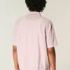 Boxy Short-Sleeve Pocket Shirt