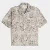 Boxy Short-Sleeve Pocket Shirt
