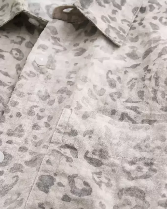 Boxy Short-Sleeve Pocket Shirt