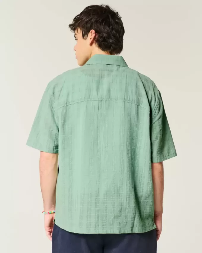 Boxy Short-Sleeve Shirt