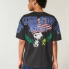 Boxy Snoopy USA Graphic Tee