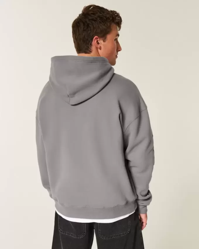 Boxy Star Detail Hoodie