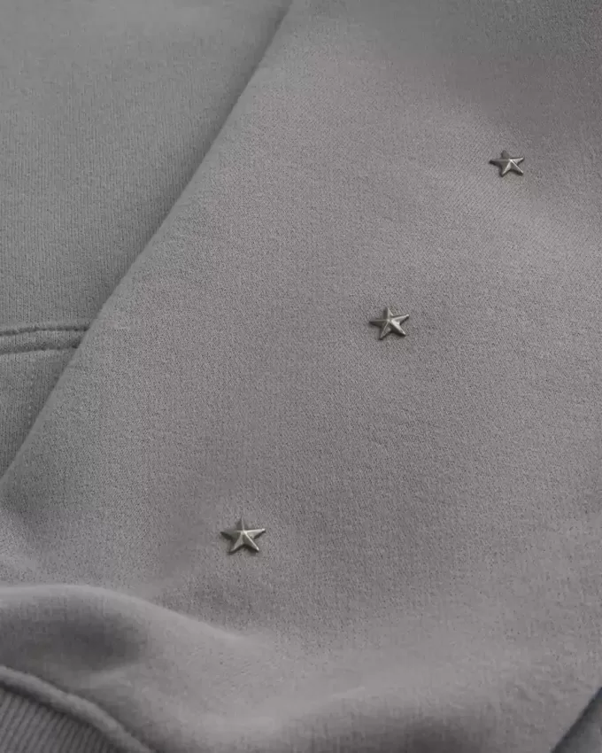 Boxy Star Detail Hoodie