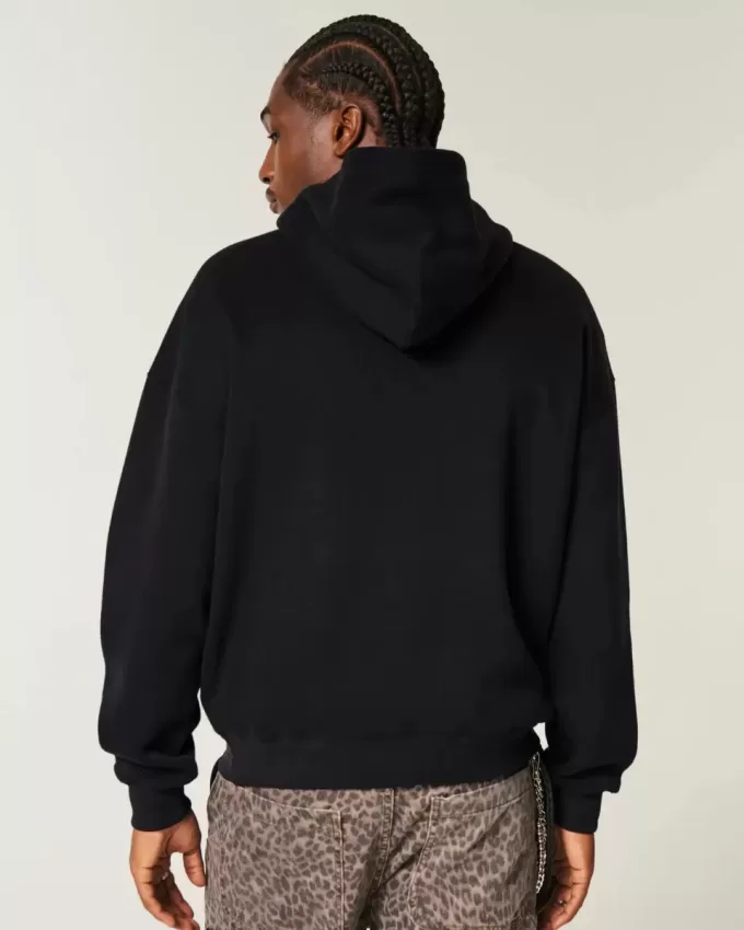 Boxy The Rock Graphic Hoodie