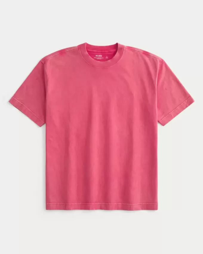 Boxy Washed Heavyweight Crew T-Shirt