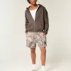 Boxy Zip-Up Hoodie