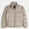 Boxy Zip-Up Puffer Jacket
